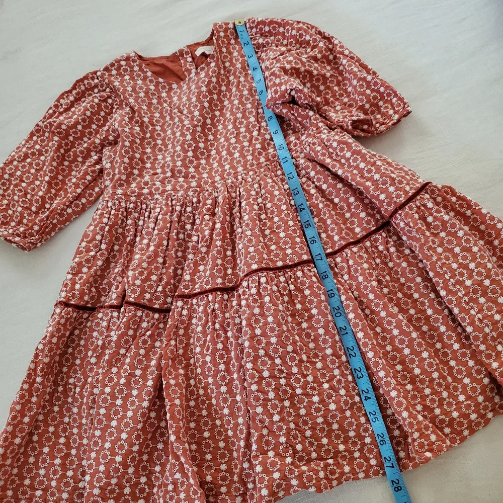 Pink Chicken rust orange dress kids 10 - Picture 3 of 10